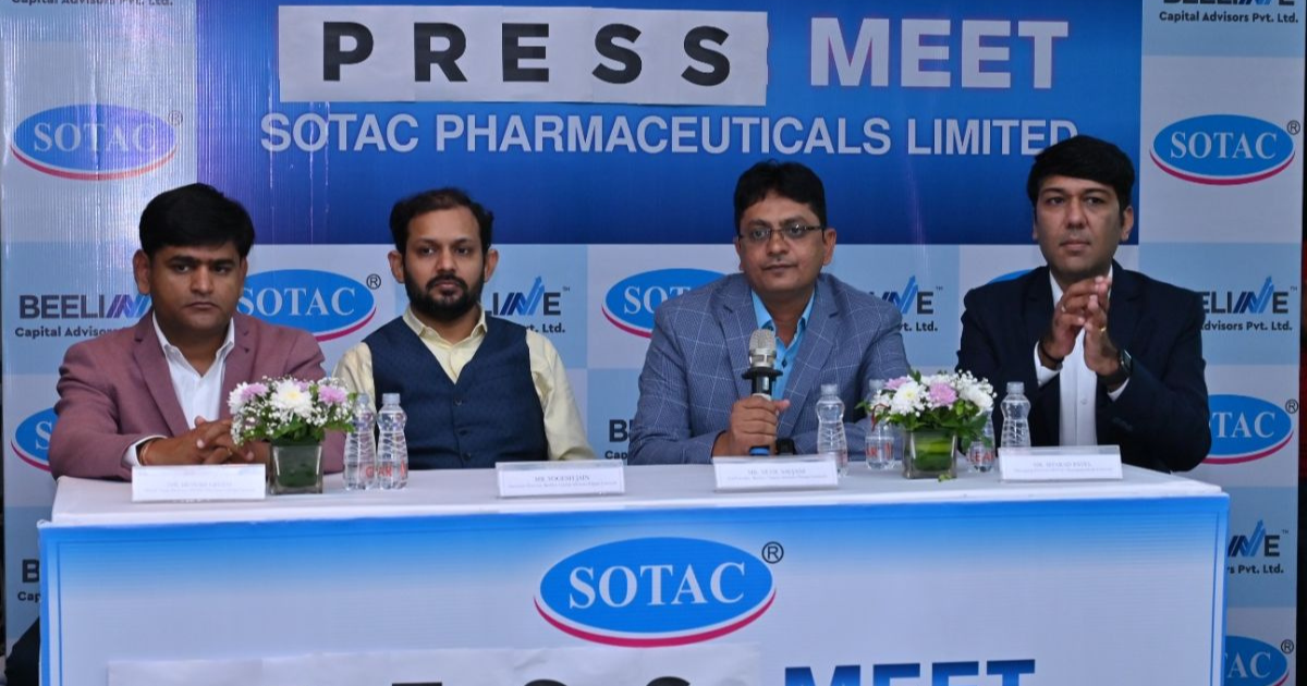 Sotac Pharmaceuticals Ltd brings its IPO on 28th March, To be listed on NSE Emerge Platform